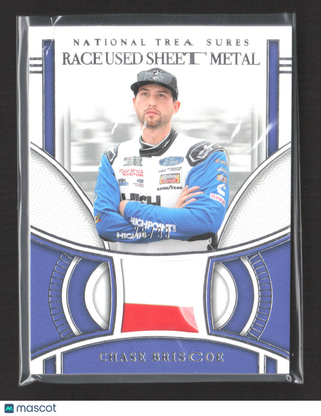 2024 National Treasures Racing Chase Briscoe #RUS-CBO Race Used Sheet Metal