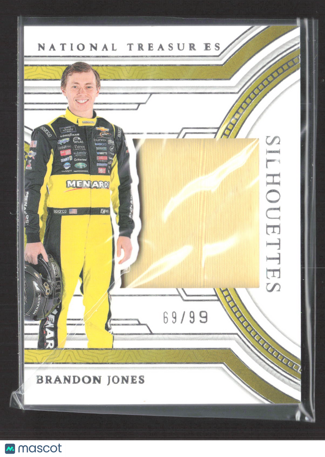 2024 National Treasures Racing Silhouettes Brandon Jones #SS-BJS patch 69/99