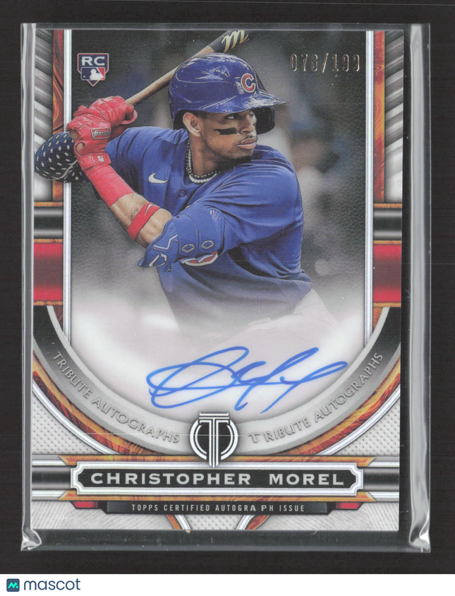 2023 Topps Tribute Christopher Morel #TA-CM RC 076/190
