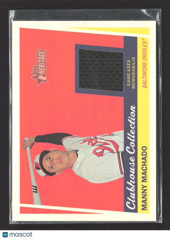 2016 Topps Heritage Manny Machado #CCR-MM Jersey