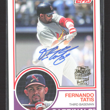 2018 Topps Archives Fan Favorites Auto Fernando Tatis #FFA-FT