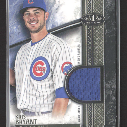 2016 Topps Tier One Kris Bryant #T1R-KB Jersey /399