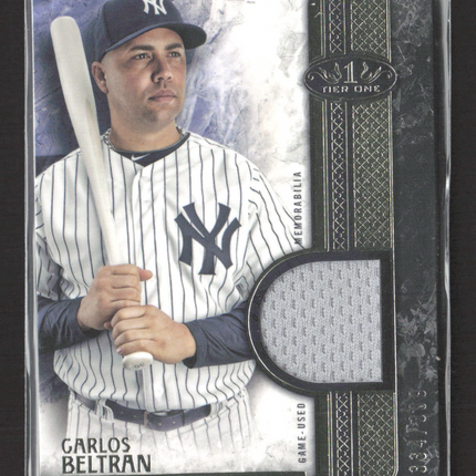 2016 Topps Tier One Carlos Beltran #T1R-CBE Jersey /399