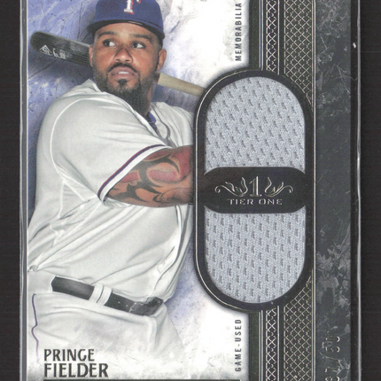2016 Topps Tier One Prince Fielder Dual Relic 37/50 Jersey
