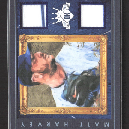 2016 Panini Diamond Kings Studio Portraits Matt Harvey Blue Jersey 10/25