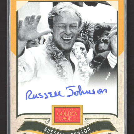 2012 Panini Golden Age Historic Signatures Russell Johnson #RJ Auto