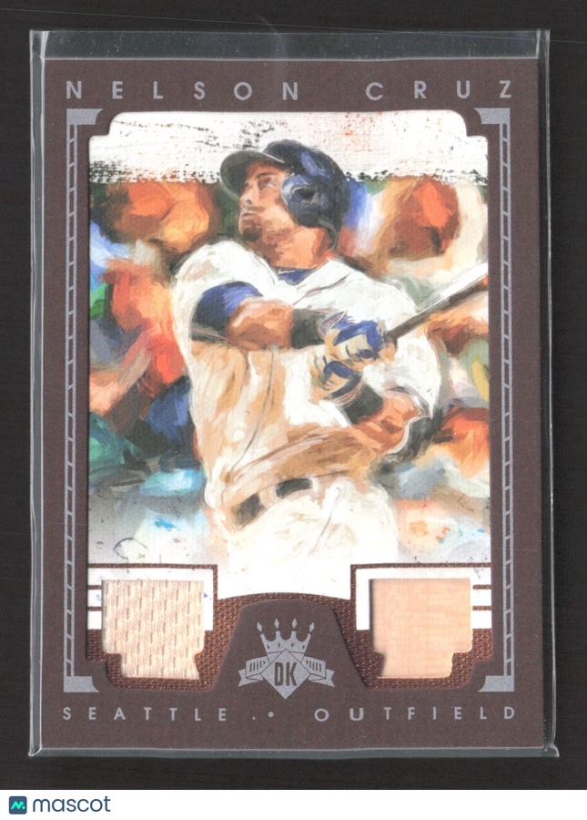2016 Panini Diamond Kings Nelson Cruz #DKM-NC Jersey Bat Relic 39/49