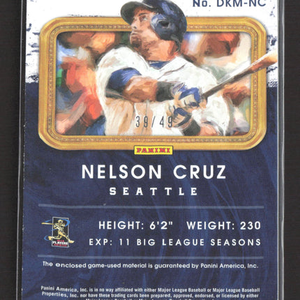 2016 Panini Diamond Kings Nelson Cruz #DKM-NC Jersey Bat Relic 39/49