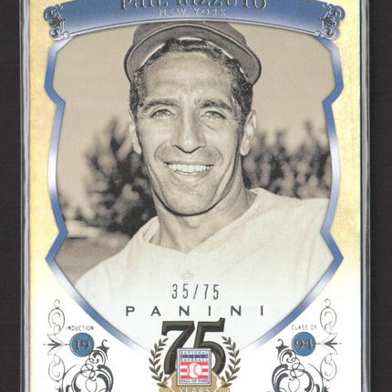 2014 Panini Cooperstown Baseball Phil Rizzuto #76 35/75