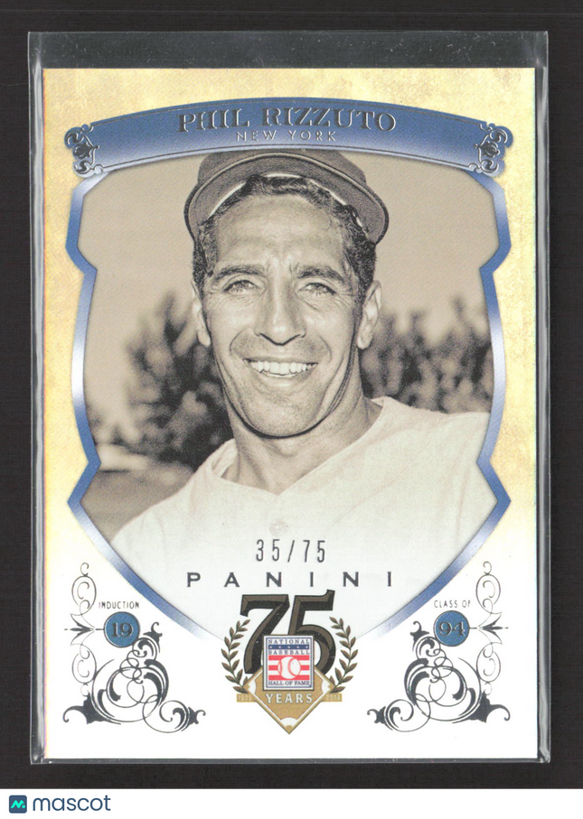2014 Panini Cooperstown Baseball Phil Rizzuto #76 35/75