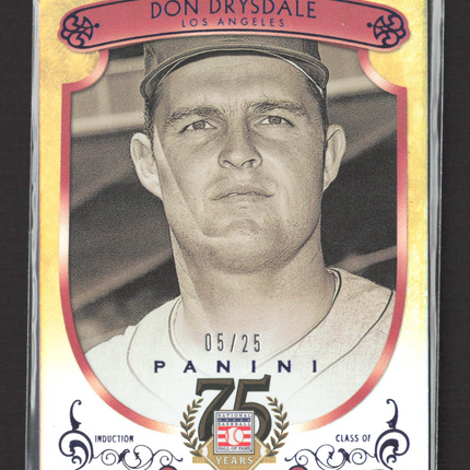 2014 Panini Hall of Fame Baseball Don Drysdale #57 05/25