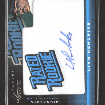 2012 Panini Signature Series Liam Hendriks #132 Rated Rookie Patch 037/295 Auto