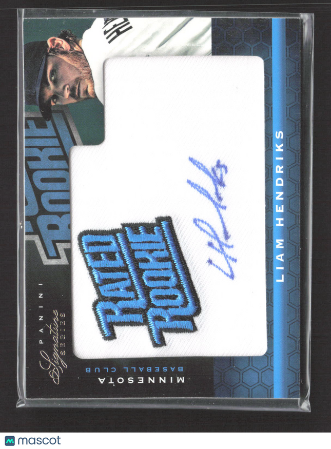 2012 Panini Signature Series Liam Hendriks #132 Rated Rookie Patch 037/295 Auto