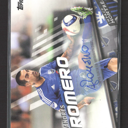2016 Topps MLS Andrés Romero #128 281/283 Auto