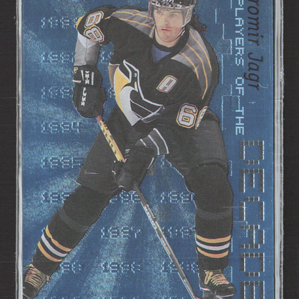 1999 In The Game Players of the Decade Jaromir Jagr #D-5 /1000