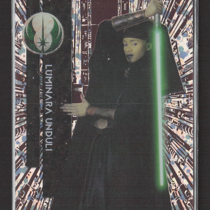 2015 Topps Star Wars Luminara Unduli Masterwork 2/5 #67 Red