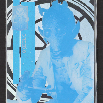 2014 Topps Star Wars Chrome Perspectives Greedo #12 Platinum 1/1