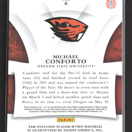 2015 Panini Immaculate Collection Michael Conforto #6 32/99 Jersey