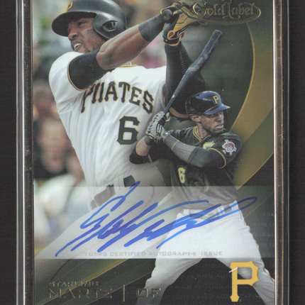 2016 Topps Gold Label Starling Marte Auto #GLFA-SM