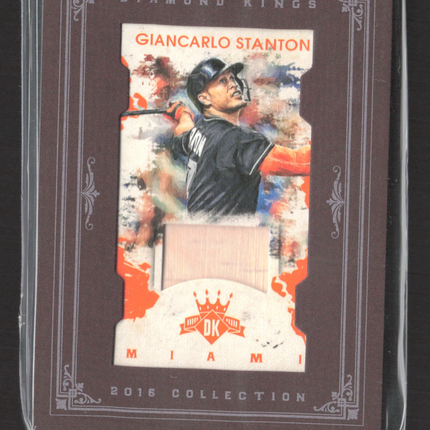 2016 Panini Diamond Kings Giancarlo Stanton #75 Game-used material 29/99