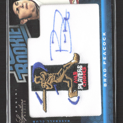 2012 Panini Signature Series Brad Peacock #105 179/299 MLB Players patch auto