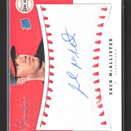 2012 Panini Signature Series Zach McAllister #147 274/299 auto