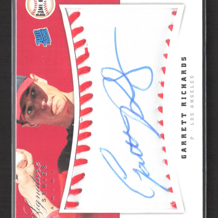2012 Panini Signature Series Game Ball Garrett Richards #118 250/299 auto