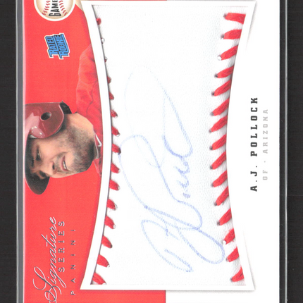 2012 Panini Signature Series Rated Rookie A.J. Pollock #101 052/299 auto