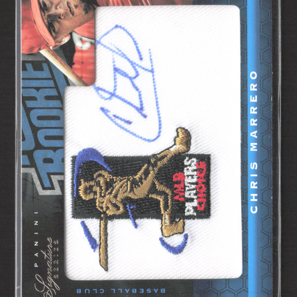 2012 Panini Signature Series Chris Marrero #107 MLB Players Choice Patch auto