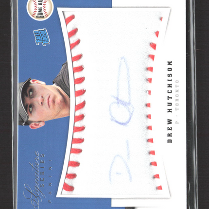 2012 Panini Signature Series Drew Hutchison #113 291/299 Game Ball auto