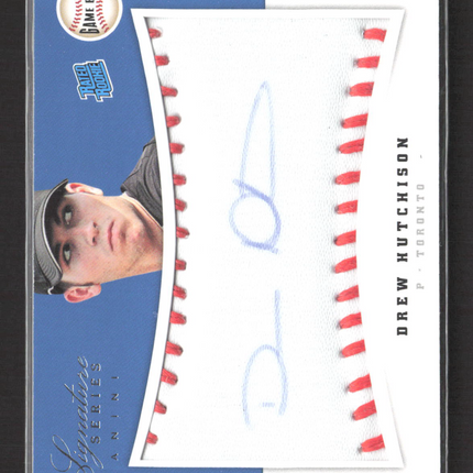 2012 Panini Signature Series Game Ball Drew Hutchison #113 200/299 Game Ball Auto