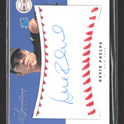 2012 Panini Signature Series Game Rated Rookie David Phelps #110 167/299 auto
