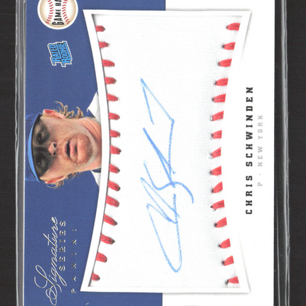2012 Panini Signature Series Rated Rookie Chris Schwinden #109 013/299