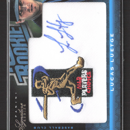 2012 Panini Signature Series Lucas Luetge #133 025/299 Patch auto