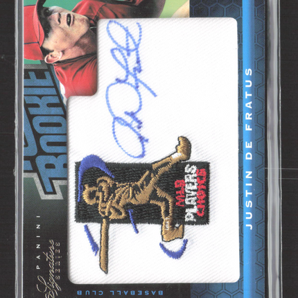 2012 Panini Signature Series Justin De Fratus #129 232/299 MLB Player Patch auto