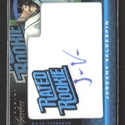 2012 Panini Signature Series Jordany Valdespin #126 Rated Rookie Patch auto