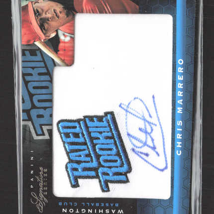 2012 Panini Signature Series Chris Marrero #107 Rated Rookie Patch auto