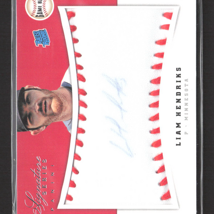 2012 Panini Signature Series Liam Hendriks #132 Rated Rookie Ball 065/299 auto