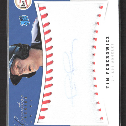 2012 Panini Signature Series Tim Federowicz #143 128/299 Game Ball auto