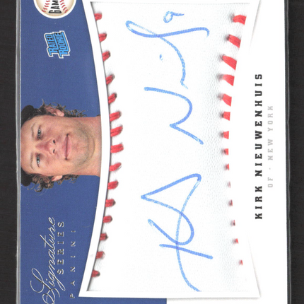 2012 Panini Signature Series Game Ball Kirk Nieuwenhuis #131 137/299 auto