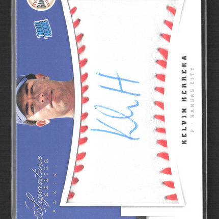 2012 Panini Signature Series Kelvin Herrera #130 093/299 auto
