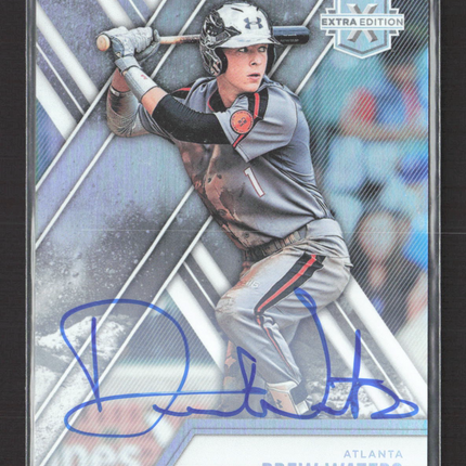 2017 Panini Elite Extra Edition Drew Waters #41 auto