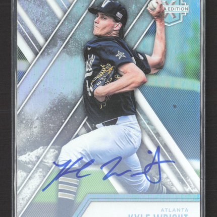 2017 Panini Elite Extra Edition Kyle Wright #5 auto