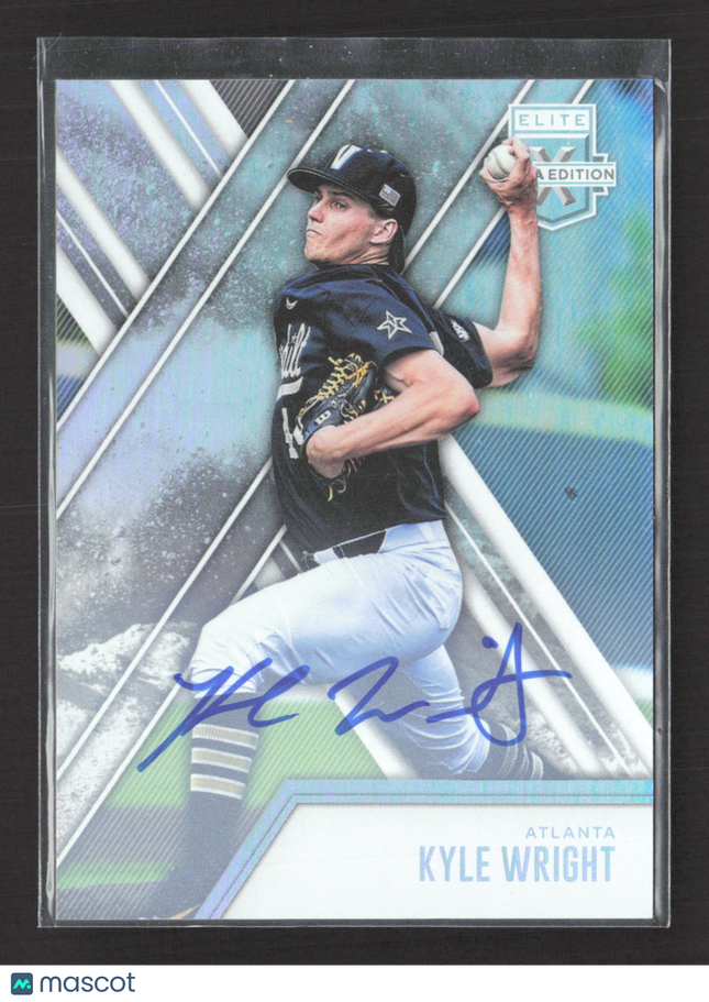 2017 Panini Elite Extra Edition Kyle Wright #5 auto