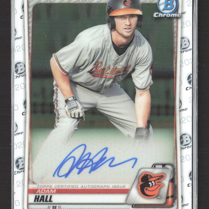 2020 Bowman Chrome Adam Hall #CPA-AH auto