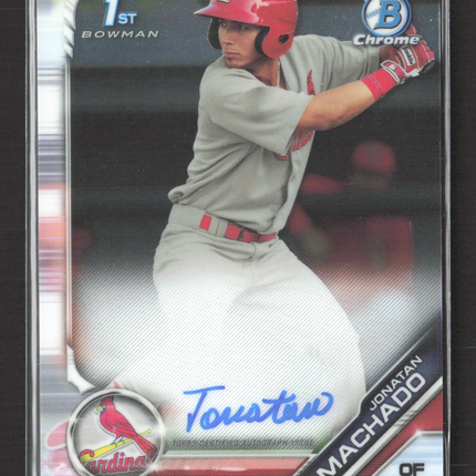 2019 Bowman Chrome Jonatan Machado #CPA-JM Auto