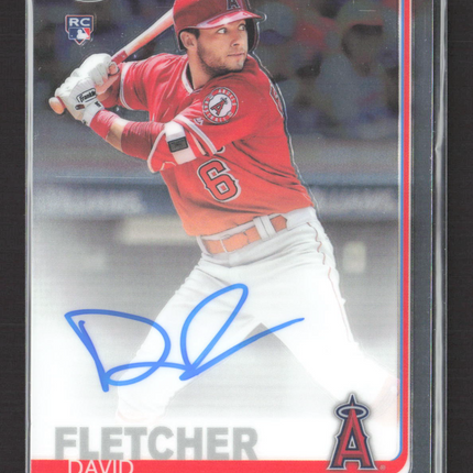 2019 Topps Chrome David Fletcher #RA-DF RC
