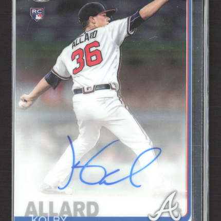 2019 Topps Chrome Kolby Allard #RA-KA Auto