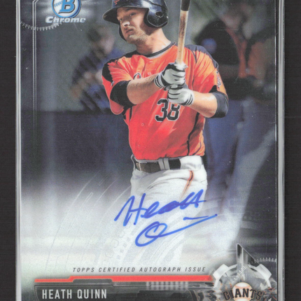 2017 Bowman Chrome Heath Quinn #CPA-HQ Auto