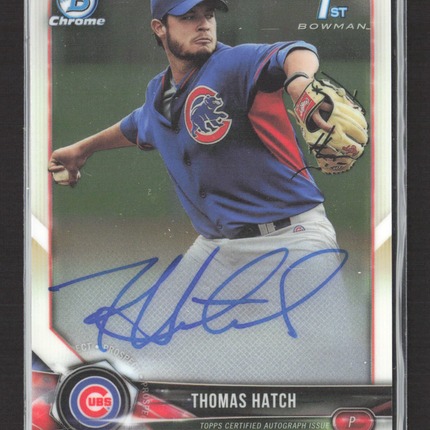 2018 Bowman Chrome Thomas Hatch #CPA-TH 1st Bowman Auto